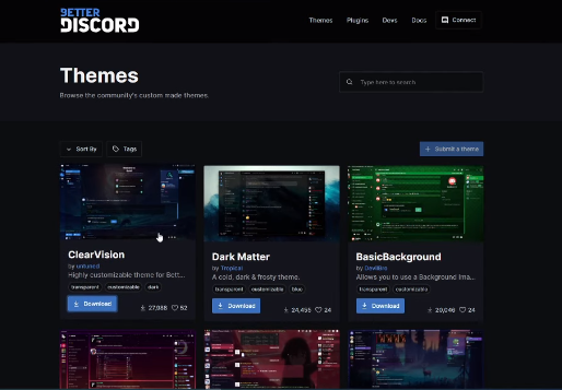 How to download Better Discord themes?