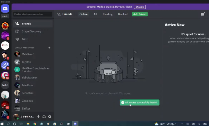 Restart Discord Application