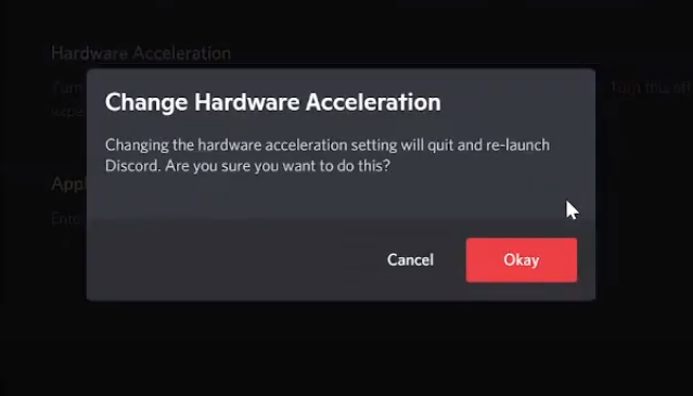 Disable Hardware Acceleration