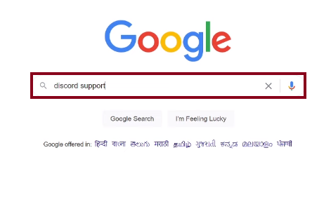 Search Discord Support
