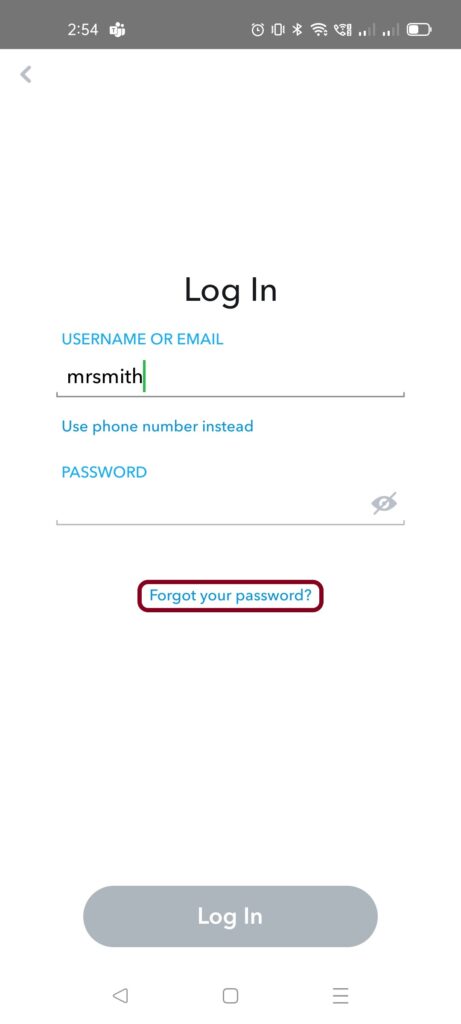 Recover Snapchat Account If You Forget The Password