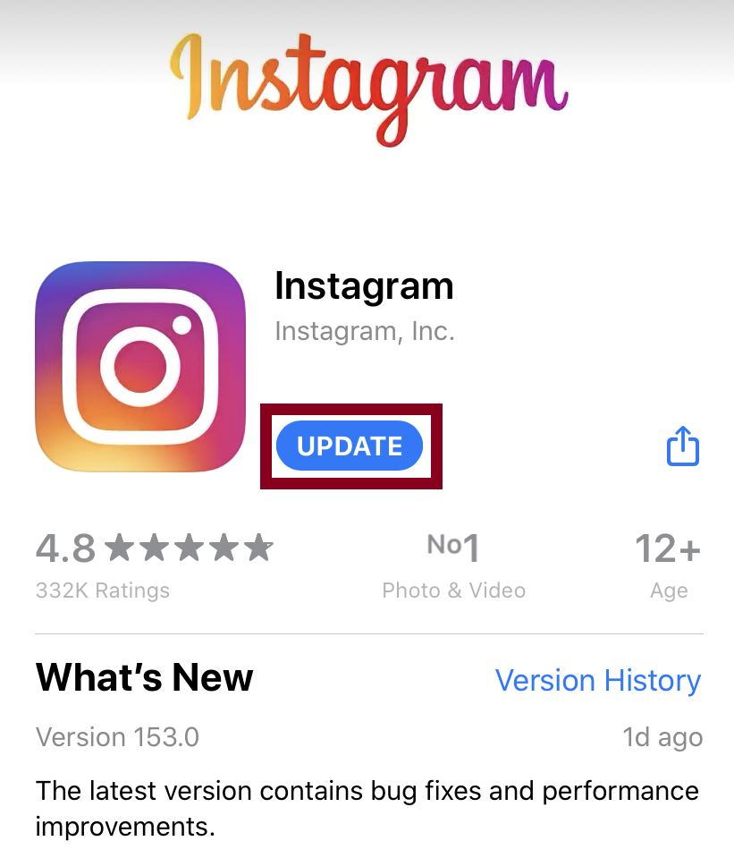 Update the App To Fix The Error