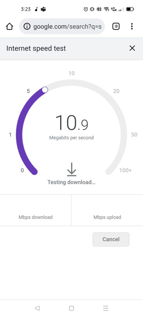 Check Internet Connectivity Speed