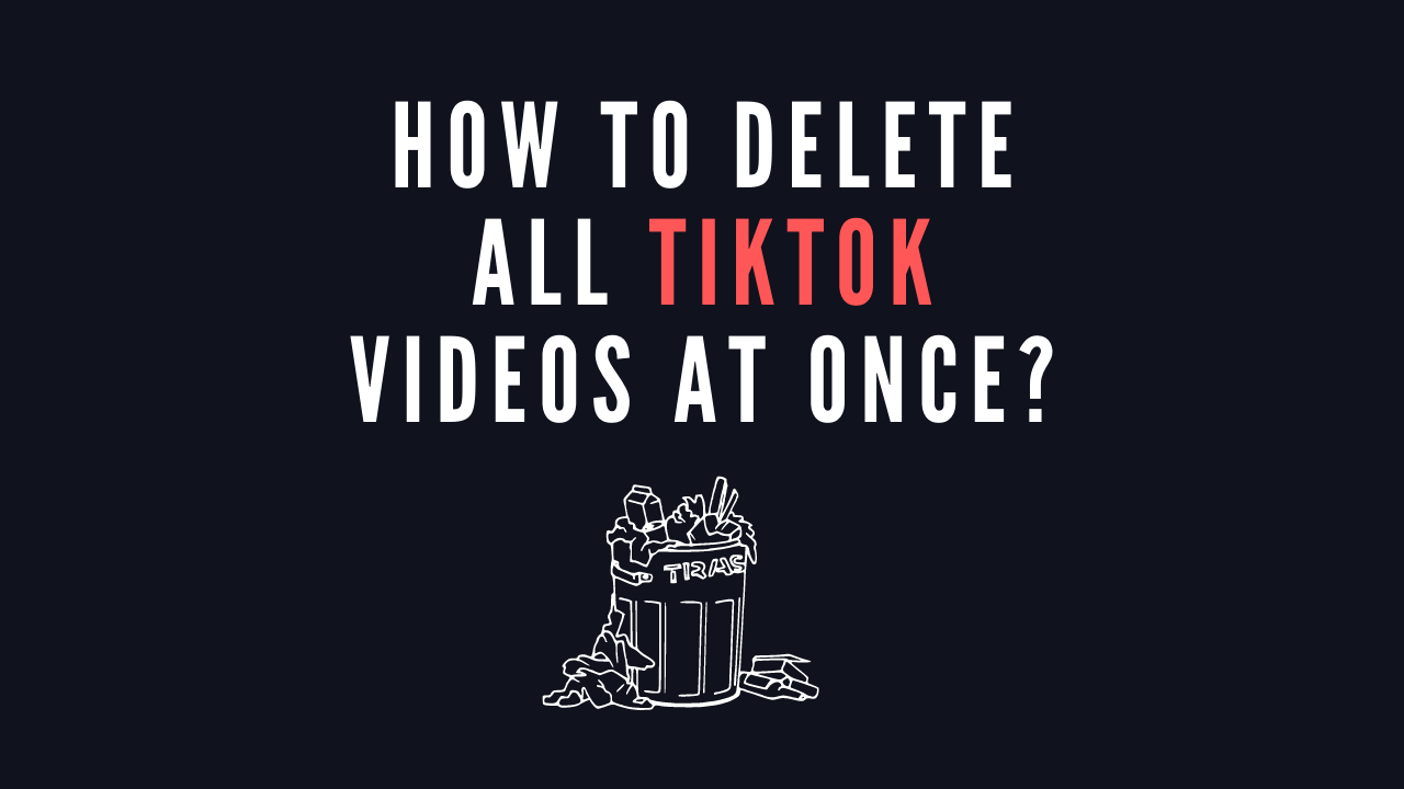 How to Delete all TikTok Videos at Once? SocialMinotaur